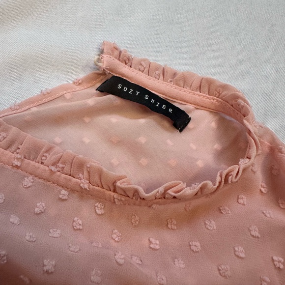 SUZY SHIER High Neck Blouse - Picture 4 of 5